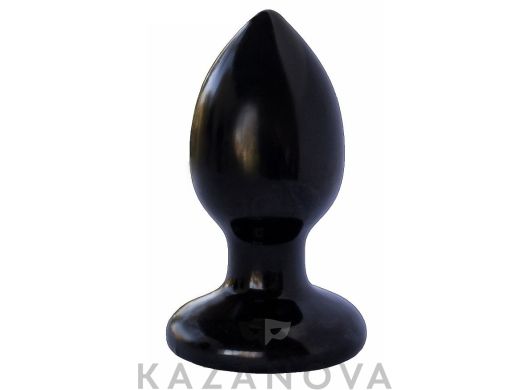 Втулка анальная LoveToy из геля черная 10 см 700