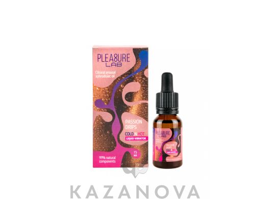 Жидкий вибратор с афродизиаком Pleasure Lab Passion Drips Cold n Hot 15 мл