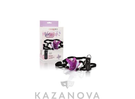 Клиторально-вагинальный вибратор Venus Penis гелевый фиолетовый