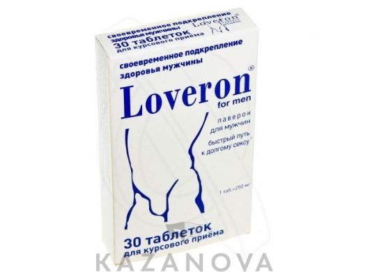 Мужской сексстимулятор Loveron 1 уп. (30 таблеток) ЧЗ
