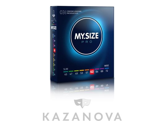 Презервативы MY.SIZE ширина 60 мм, длина 193 мм 3 шт.