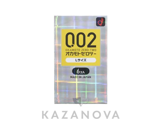 Презервативы Okamoto Zero-Two L 12 шт. сверхтонкие увеличенного размера