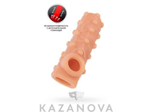 Увеличивающая насадка Kokos Nude Sleeve NS 003 M