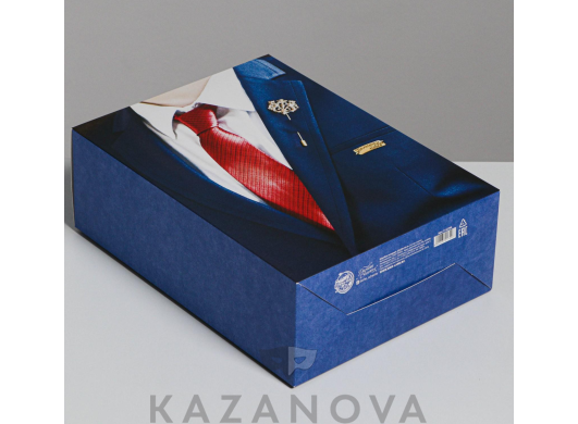 Подарочная коробка "Мужская" 1 шт. 22*30*10 см