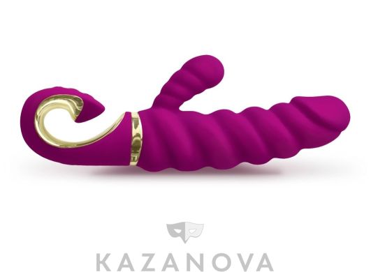 Многорежимный вибратор Gvibe Gcandy фиолетовый силиконовый 23 см