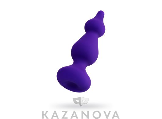 Анальная втулка ToyFa ToDo Sholt из силикона фиолетовая