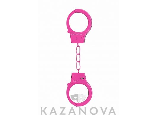 Наручники Shots Ouch! Beginner's Handcuffs из металла розовые