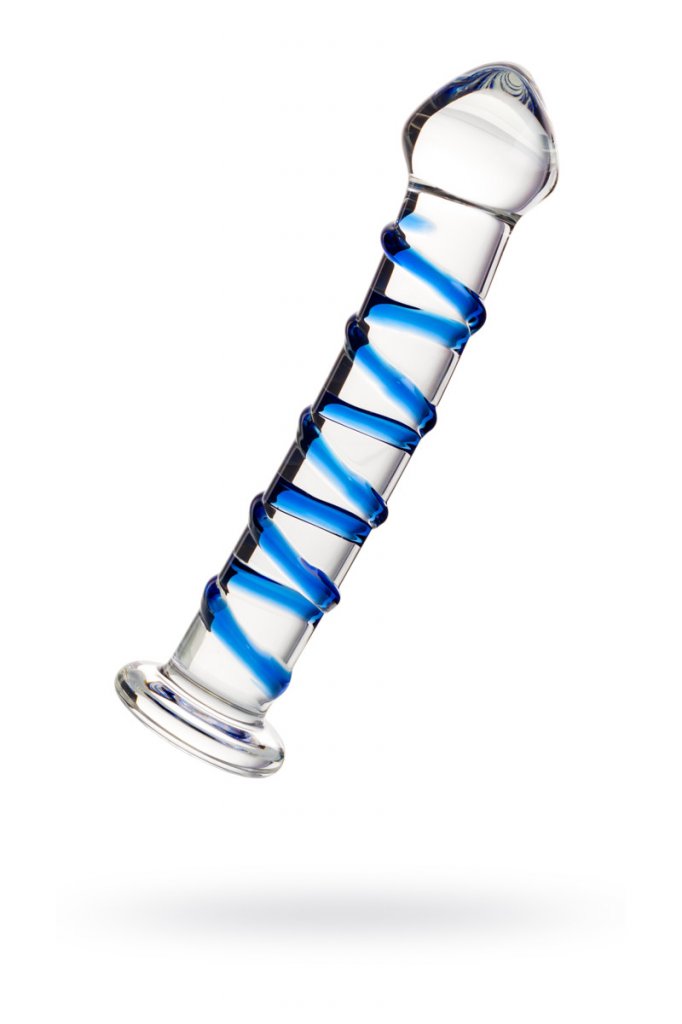 Фаллоимитатор SexusGlass со спиральным рельефом.jpg